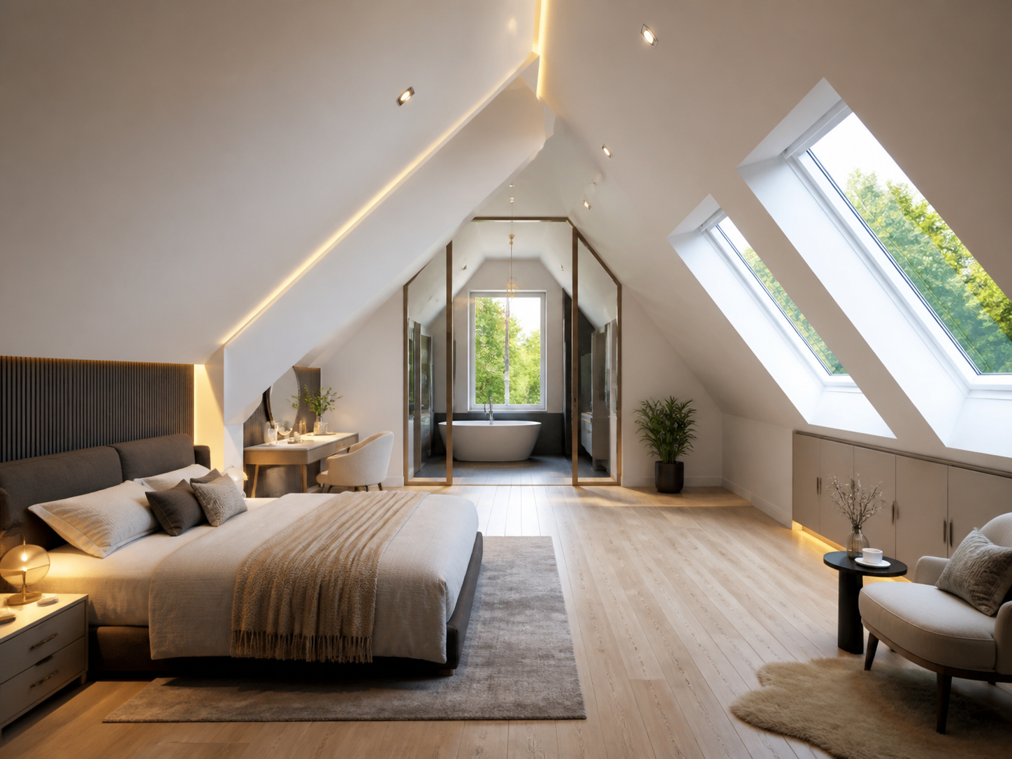 Ausgebautes Dachgeschoss